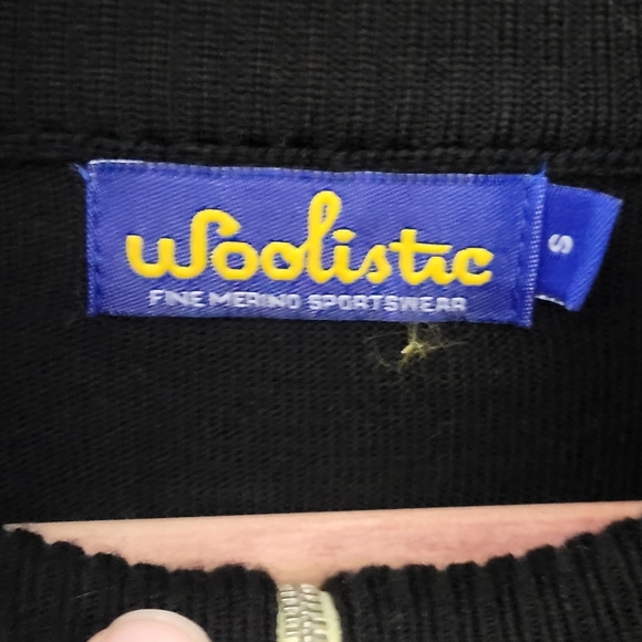 Woolistic Black Multicolor Stripe Sweater - Picture 3 of 6